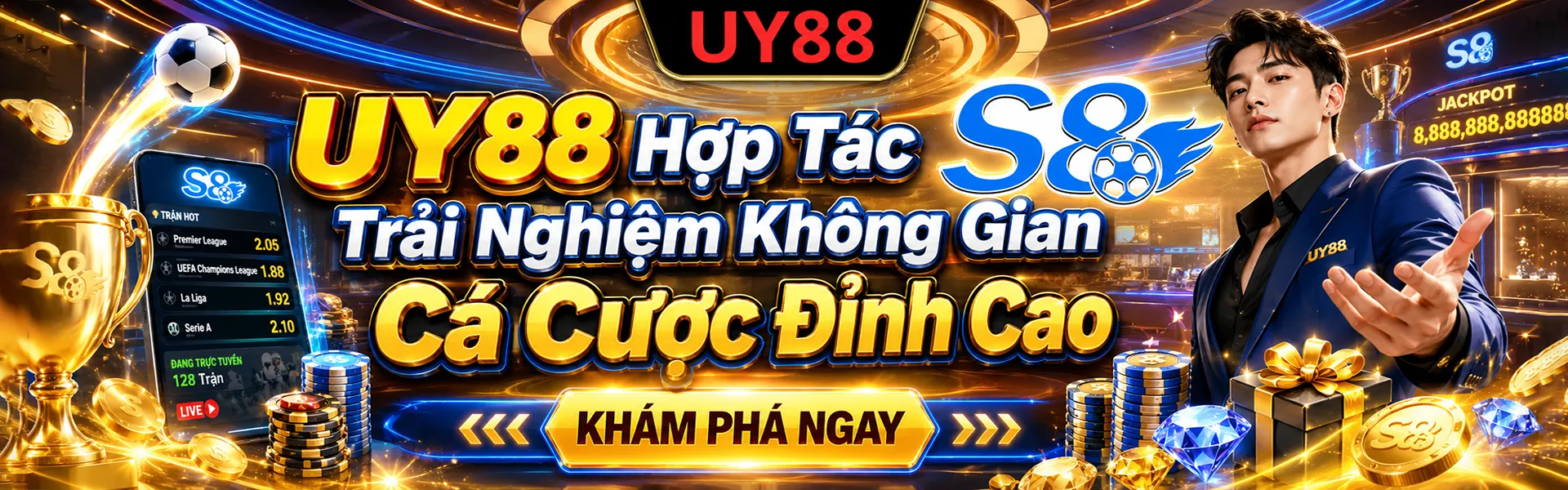 UY88 hợp tác cùng phát triển với nhà cái S8